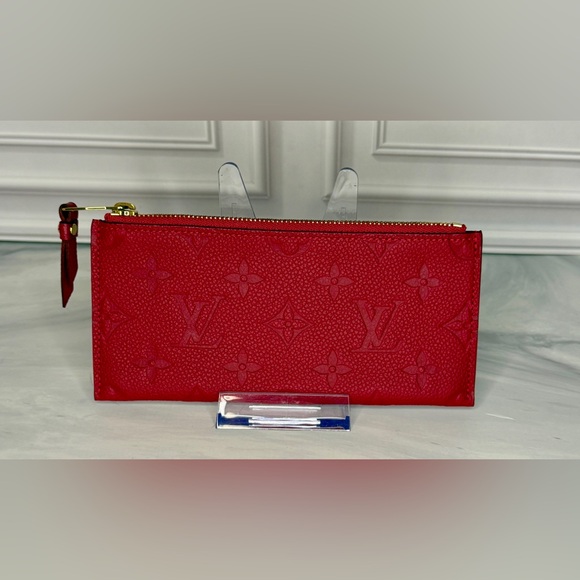 Louis Vuitton Handbags - Louis Vuitton Monogram Empreinte Red Leather Zip Pouch